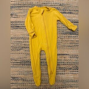 KyteBaby Zippered Footie Size 0-3 months Color Butter